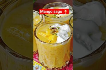 Mango sago recipe #shortsfeed#food#summerdrink #shorts#healthy