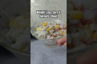 Corn Sprouts Salad Recipe - Low Calorie Salad For Weight Loss - Quick Healthy Recipe