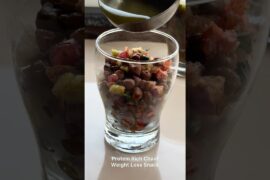 High Protein Rich Chatpati Black Chana Chaat #shorts #shortsvideo #easyrecipe #shortsfeed