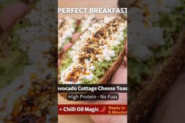 5-Minute Avocado Toast That Tastes Incredible #highprotein #easyrecipe