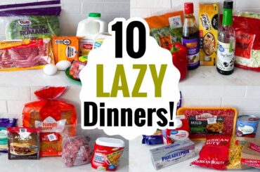 10 LAZY Dinners That Are Cheap, EASY & Actually Good | Julia Pacheco