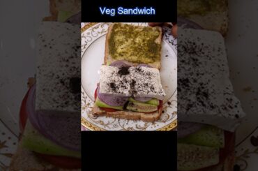 Veg Sandwich | Healthy Sandwich Recipe | Cold Sandwich #sandwich #healthybreakfast #cooking