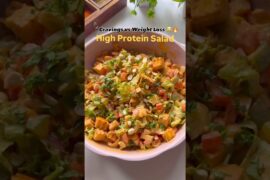 High Protein Paneer Salad | Weight Loss Salad That Keeps You Full | Easy Healthy Recipe