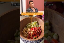 Healthy Avocado Mango salad, ready in minutes #healthysalad #avocado #mangosalad #ytshorts #viral