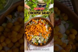 Chickpea Salad | High Protein Meals | Healthy Lunch Ideas #recipe #chickpeas #salad