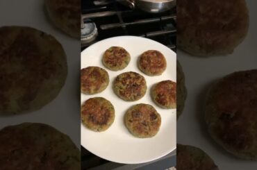 Healthy Breakfast Recipe Spinach Oats And Potato Cutlets #shorts #food #recipe #cooking #oatsrecipe