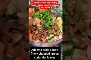 Very Tasty & Healthy Kidney Beans Salad#shorts#shortsfeed#shortsviral#shortsvideo#viralshorts