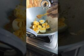 Boiled Egg Snack #eggfry #food #recipe #shorts