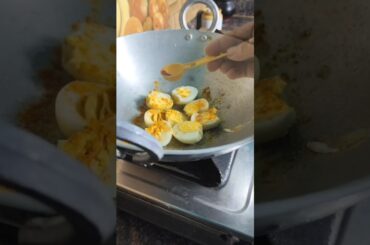 Boiled Egg Snack #eggfry #food #recipe #shorts