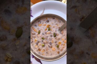 Healthy Ragi Oats Breakfast# easy Hostel Recipe #Weight Loss #breakfast #healthy #shorts #yt #yummy
