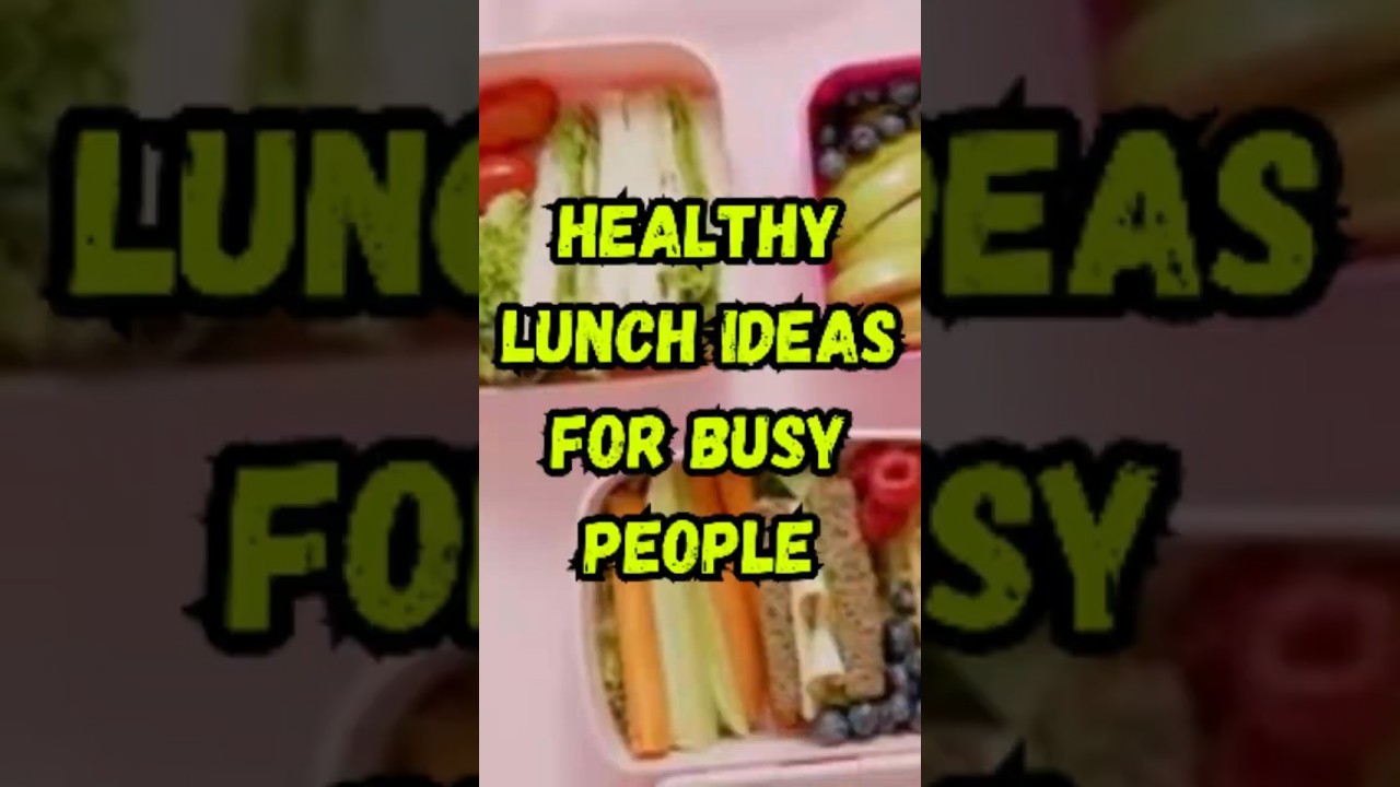 Healthy Lunch Ideas for Busy People #purevitality Healthy Lunch Ideas for Busy People #purevitality