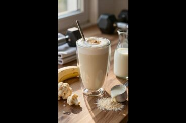 Swap Sugary Shakes: Low-Calorie Cauliflower + Banana Protein Smoothie for Muscle Recovery