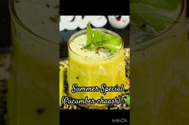 Quick and healthy weight loss drink Cucumber chaash(buttermilk#shorts #shortsfeed #recipe #healthy