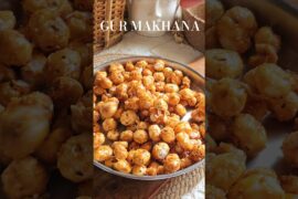 Gur Makhana | Healthy Snacks Recipe #shorts #shortvideo #shortsfeed