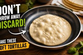 bread recipes : don't throw away your sourdough discard! make these soft tortillas in minutes
