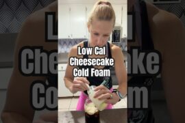 Meal Prepping Low Calorie Cold Foam #icedcoffee