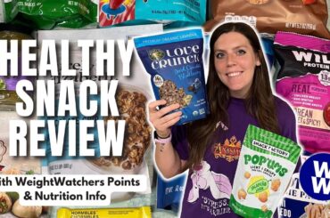 Healthy Snack Review | Trying New Healthy Low Point Foods | WeightWatchers Points, Calories & Macros