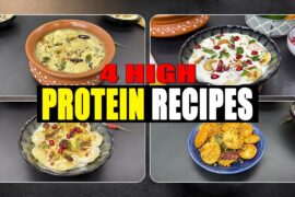 1 Batter, 4 Quick High Protein Recipes | Summer Special | Healthy Breakfast,Kids Tiffin, Snack Ideas