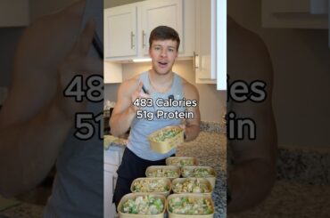 Broccoli Cheddar Mac High Protein Meal Prep Recipe #shorts