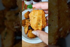 Healthy Kurkura Chana Daal Vada Snacks l Paruppu Vadai l Cholar Daaler Bora #channadaalvada #snacks