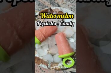 Watermelon Popsicles/ Candy || Summer Special Watermelon Recipe..#shorts #trending #shortsfeed #odia