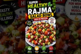 Super Healthy Rajma Salad Bowl | High Protein Weight Loss Recipe | Easy & Refreshing Salad