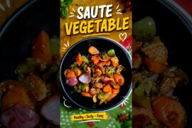 “Weight Loss Friendly Saute Veggies | Tasty & Easy! | Easy Dinner Idea”#recipe #viral #shorts