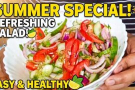 Summer special Healthy Salad | Cucumber Onion Tamatar  Salad Recipe  Gc Kitchen