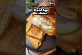 Toasted Protein Club: Street Style Bread Egg Sandwich Recipe  #jatavkitchen #recipe #shorts #short