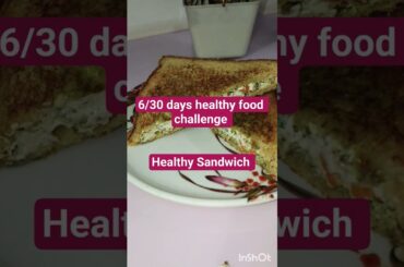 healthy breakfast recipe #healthysandwichrecipe  #shorts #lowcalorie #30daychallenge