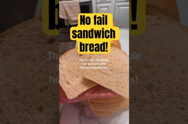 The ONLY sandwich bread recipe you need!