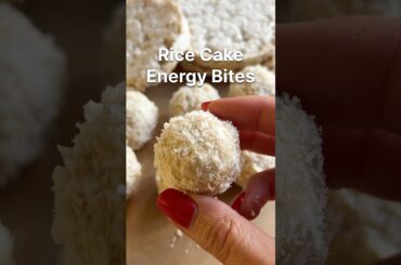 #shorts #energybites #ricecakerecipes #healthyrecipes #healthysnacks #recipe #cooking #easyrecipe