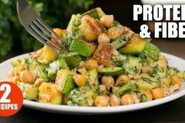 Mediterranean chickpea salad that burns belly fat! Nobody knows this zucchini recipe!
