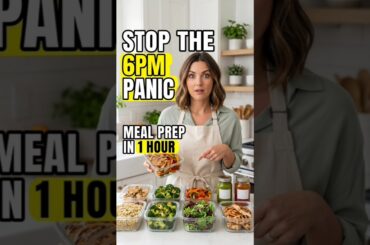 Healthy Meal Prep Ideas for the Week (1-Hour Plan, No Boring Meals) #mealprep #easydinnerrecipe