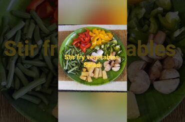 Ab Vitamin B12 kabhi kam nhi hoga |Weight Loss Diabetic friendly Healthy Salad | Stir Fry Vegetables