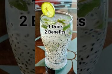 Viral 1 Drink, 2 Benefits. Super Healthy Basil Seed Drink/Weight loss drink/Body Cooling Drink/Sabja