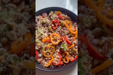 High Protein Mixed Beans and Quinoa Salad Bowl | Healthy Lunch in Minutes
