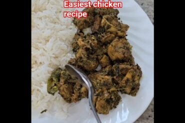 Easiest chicken fry ever/ Easy One Pan Chicken Recipe | Quick Healthy Dinner/ All in one chicken