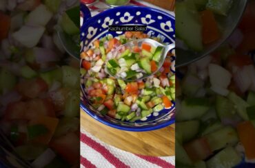 Quick Kachumber Salad | Summer Refreshing Salad