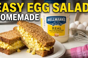 Simple Egg Salad Recipe | Homemade