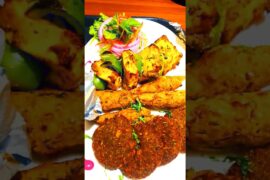 Healthy + Tasty Snack Recipe | Hara Bhara Kabab & Paneer Tikka#shortsfeed #shortsviral