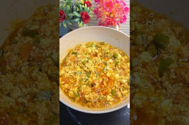 Breakfast ya Dinner Ready in 10 Mins | Shimla Mirch Paneer Bhurji | Healthy & Quick Paneer Bhurji