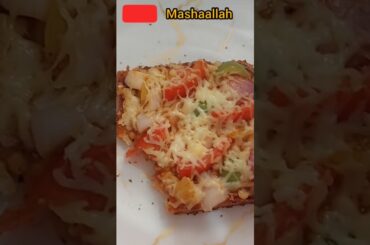 bread pizza recipe #shorts #food #breakfast #breadpizza #tasty #healthy