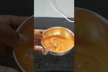 carrot pure recipe For Babies to 6-12 months babies Fruit Puree #healthy #food #babyfood