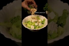 No Cooking Healthy Salad Recipe | Fresh Summer Salad in 5 Minutes #shorts #viral