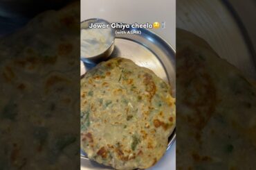 Day 101/365 Jowar Ghiya Cheela tasty and healthy recipes Indian food superfood Indian grain