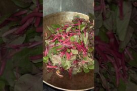 Village Style Red Saag Curry Recipe | Easy, Healthy & Tasty #shorts