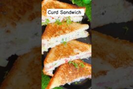 5 Min. Curd Sandwich... Easy Breakfast Recipe #youtubeshorts #ytshorts #trending #viral #breakfast