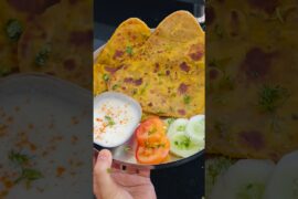 Mix Veg Paratha | Healthy Breakfast Recipe #shorts #minalcookingdiary