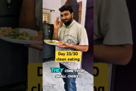 Day 22 Clean Eating Spinach Egg Omelette |  #food #cleaneating #diet #weightlossrecipes #lunch #fyp